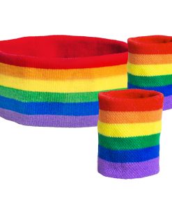 Set Schweissbänder (regenbogen)
