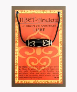 Anhänger Tibet Amulett für Liebe auf großer Karte