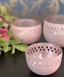 Windlicht MADRAS 3er Set GiftCompany rosé gold