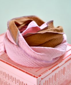 Dreiecks-Halstuch, nougat / rosa