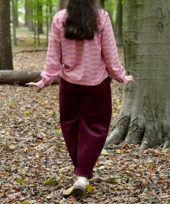 Cordhose bordeaux, ballon fit