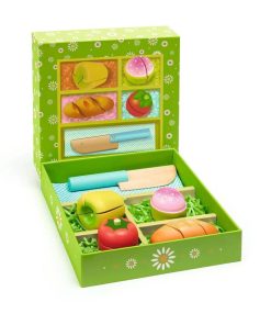 Djeco Kinderküche: Picknick zum Schneiden aus Holz