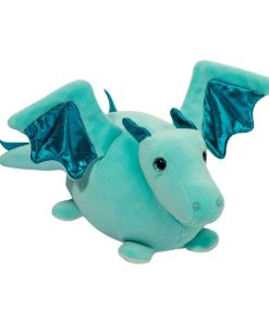 Kuscheltier Drache türkis-blau