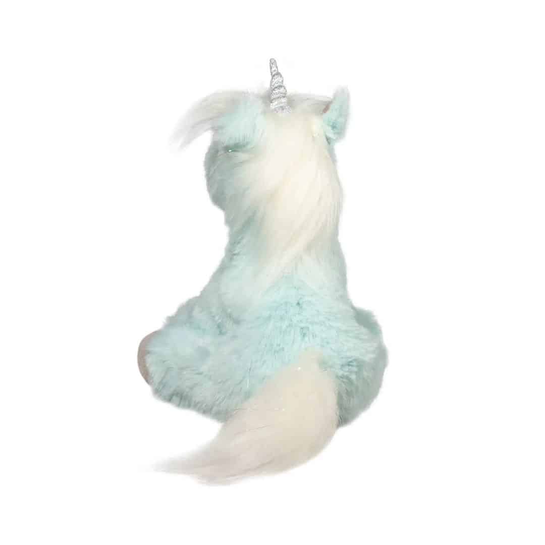 Kuscheltier kleines Einhorn hellblau superweich – Bild 3