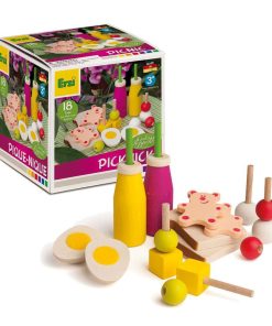 Erzi Puppenküche-Sortiment „Picknick“ aus Holz