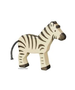 Holztiger Holzfigur Zebra