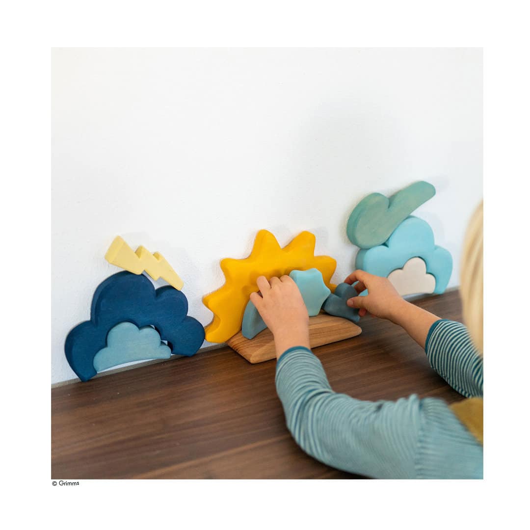 Grimms Bauspiel Wetter aus Holz – Bild 2