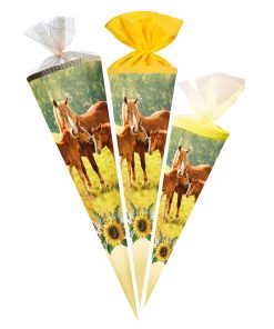 Schultüte Pferde „Fohlen-Weide“