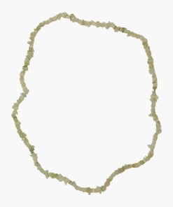 Splitterkette Serpentin (Neue Jade) (80cm lang)