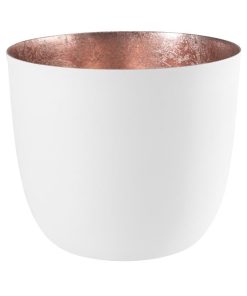 Windlicht MADRAS GiftCompany weiß rosé H 8,5 cm