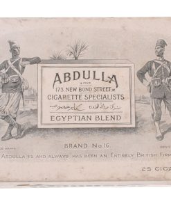 Zigarettendose Abdulla Cigarette Egyptian Blend 25 Cigarettes